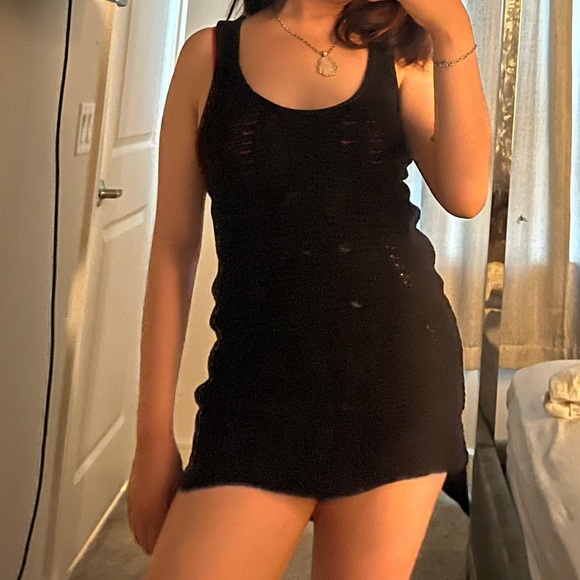 Black bathing suit cover up - Picture 1 of 1